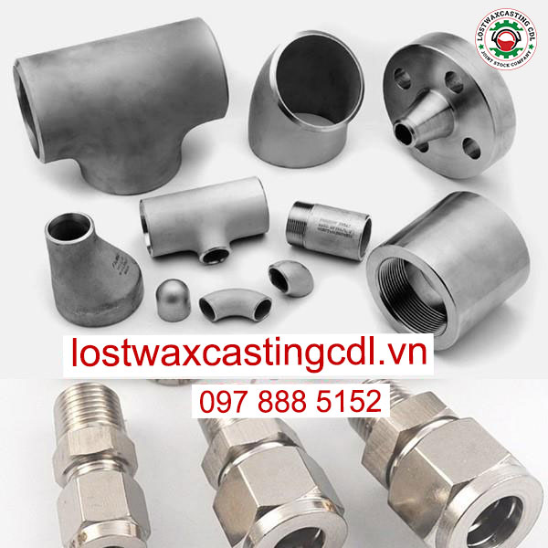Đúc inox ống nối, đầu nối inox