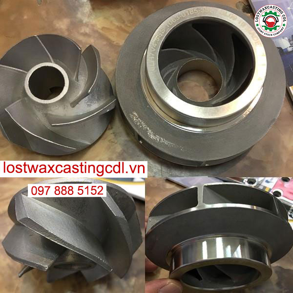Đúc mẫu chảy chi tiết bơm, phụ kiện bơm